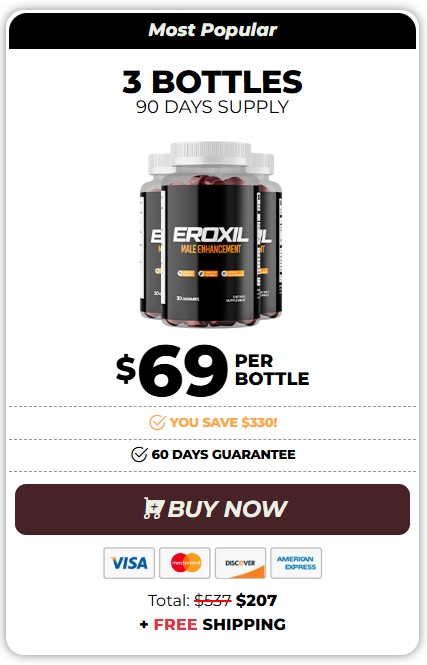 Eroxil 3 Bottle Price